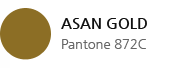 ASAN GOLD,Pantone 872C
